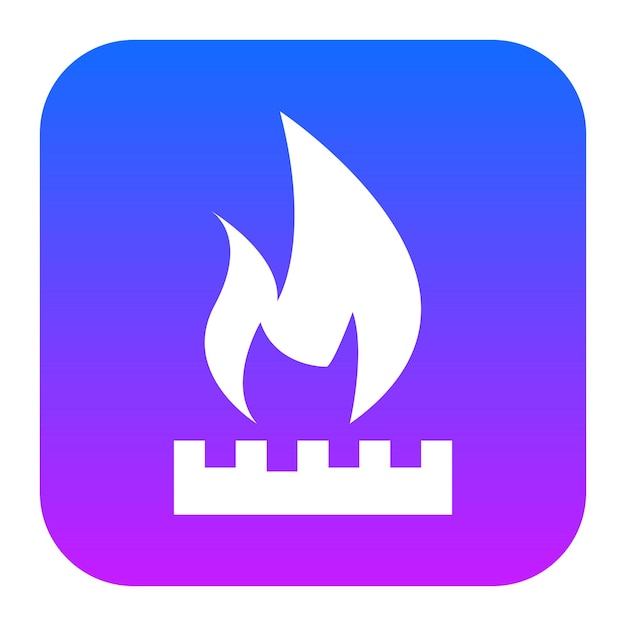 Icono de la industria del gas