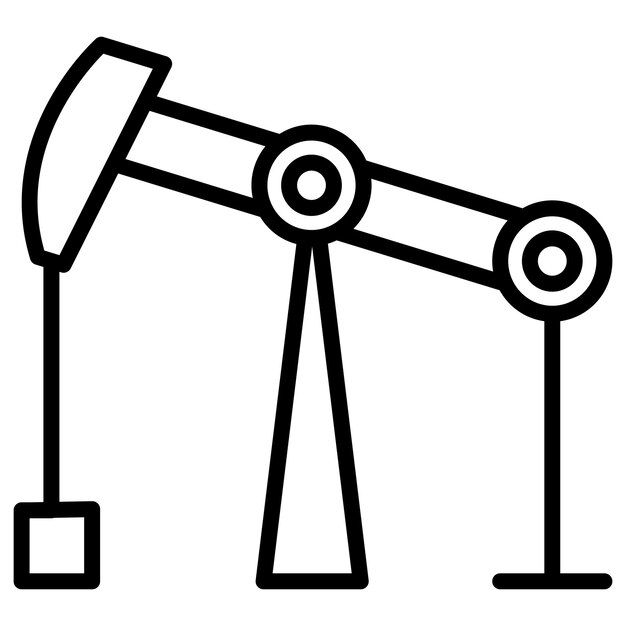 Icono de la industria del petróleo