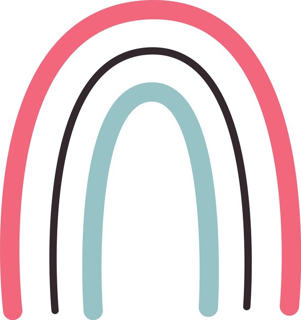 El icono infantil del arco iris