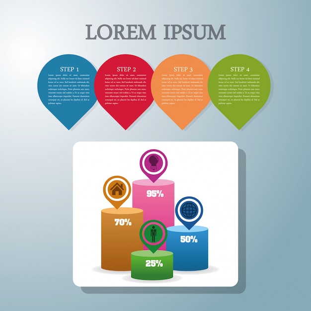 Icono de infografía