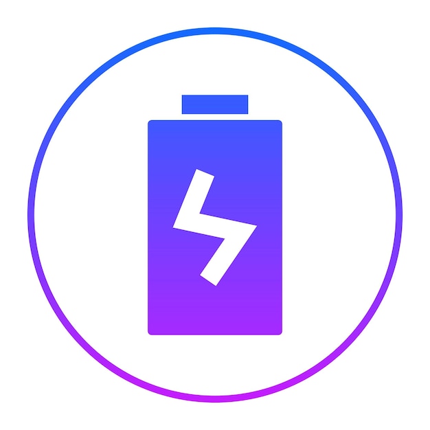 Icono de información de la batería