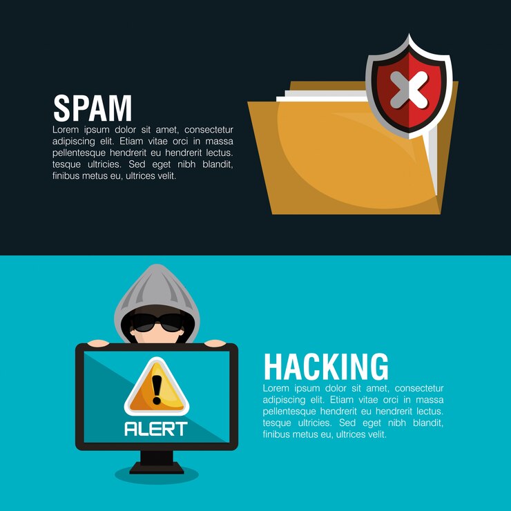Vector icono de información de seguridad de internet