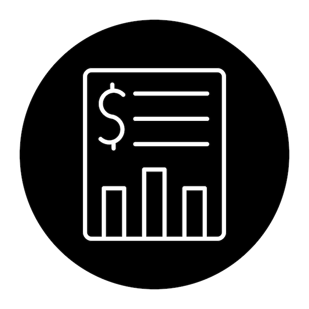 Ícono del informe financiero
