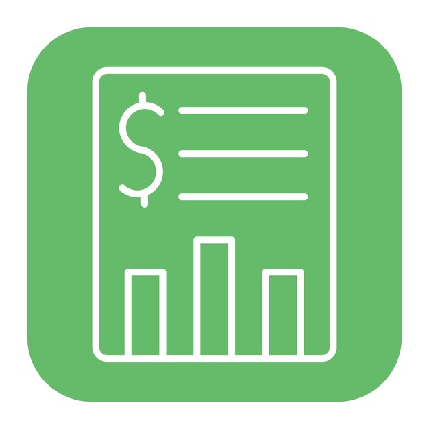 Ícono del informe financiero