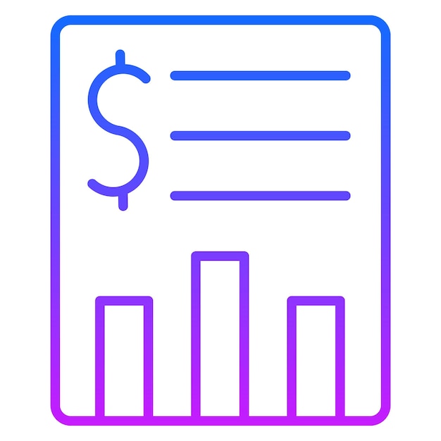 Ícono del informe financiero