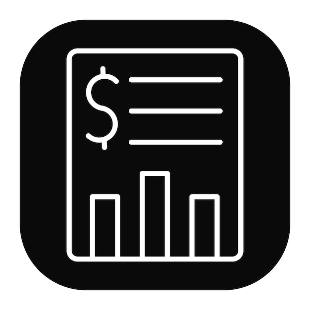 Ícono del informe financiero