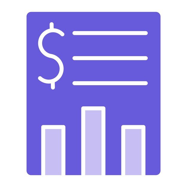 Ícono del informe financiero