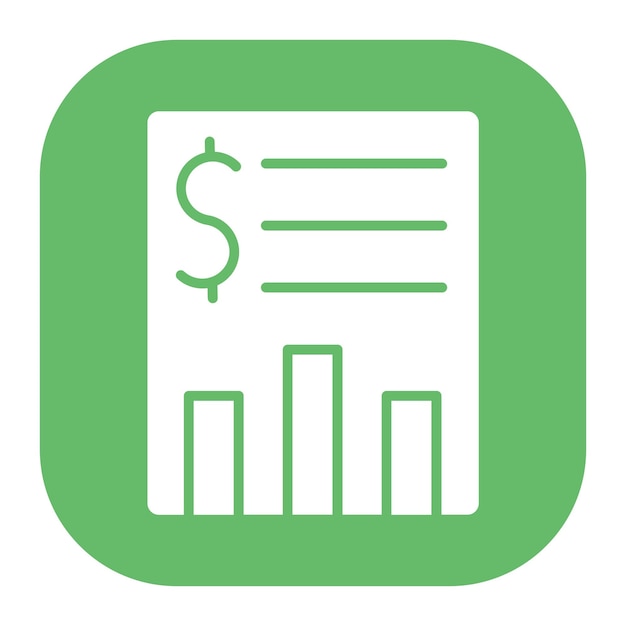 Ícono del informe financiero
