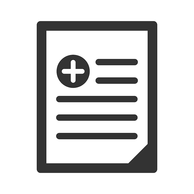 Icono del informe médico
