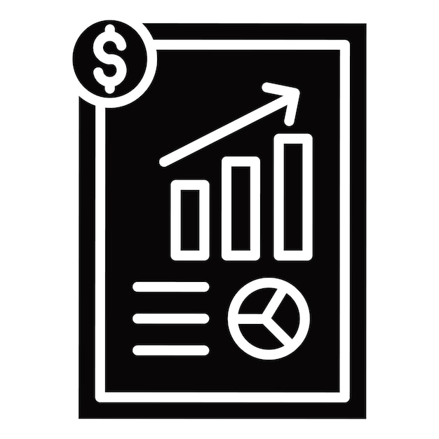 Ícono del informe de negocios