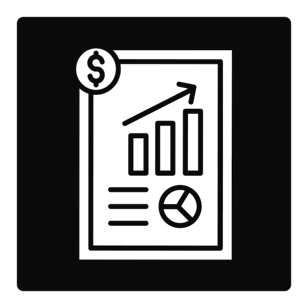 Ícono del informe de negocios