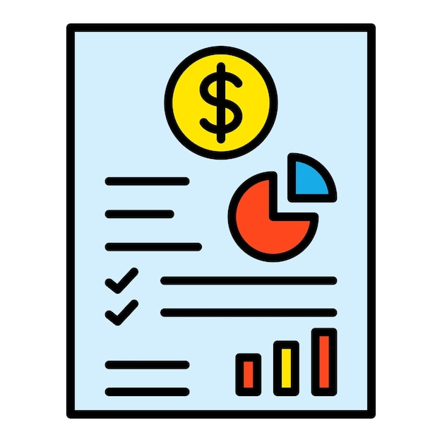 Ícono del informe de negocios
