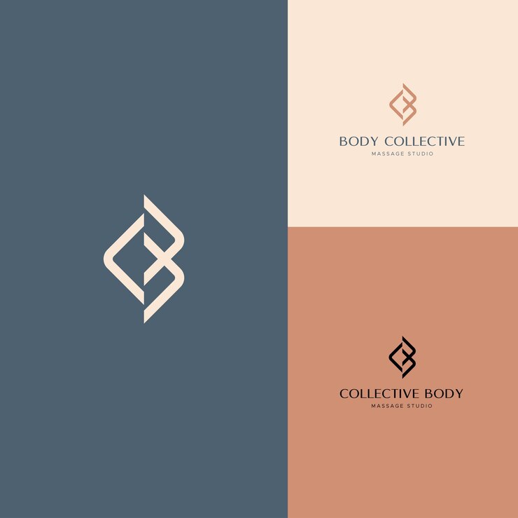Icono inicial de la letra del diseño del logotipo Bc o cb