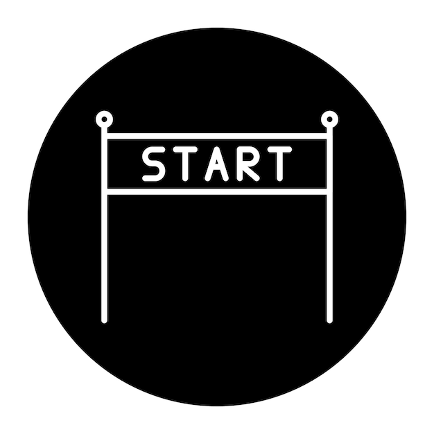 Icono de inicio de la carrera