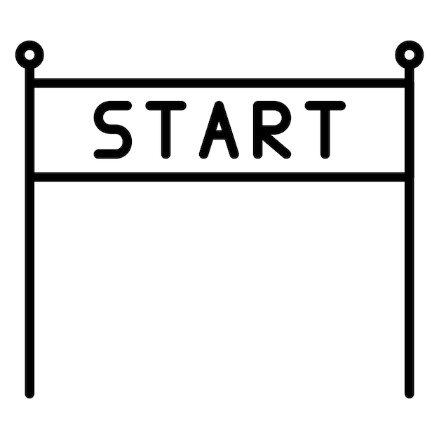 Icono de inicio de la carrera