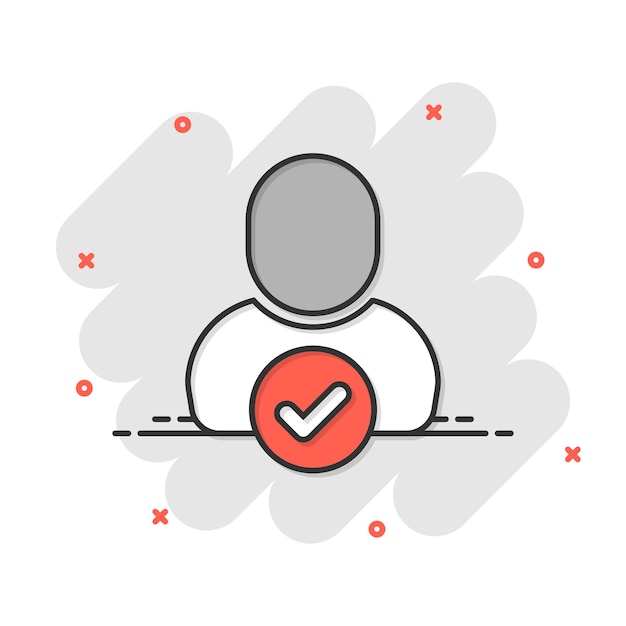 Icono de inicio de sesión en estilo plano Personas acceso seguro ilustración vectorial sobre fondo blanco aislado Concepto de negocio aprobado por contraseña