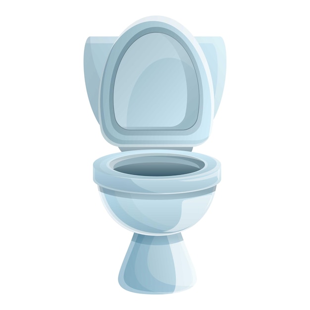 Icono de inodoro del baño Icono vectorial del inodoro de la inodoro para el diseño web aislado sobre fondo blanco