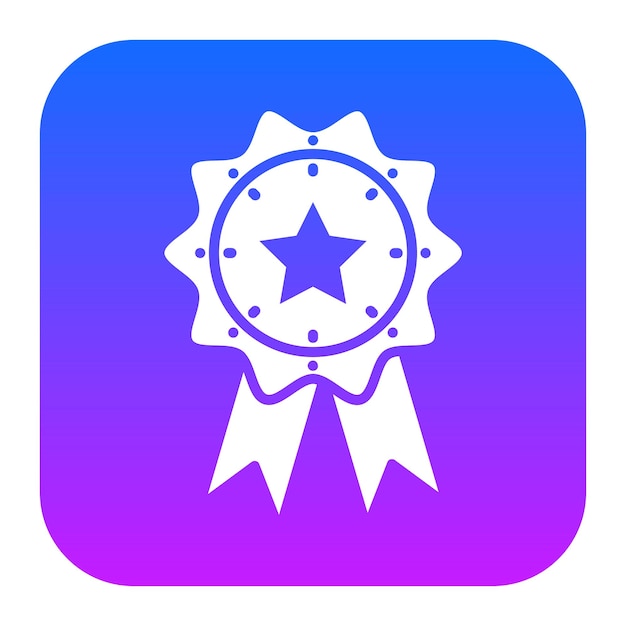 El icono de la insignia contaminada