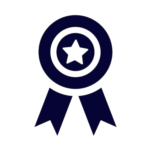 el icono de la insignia de la estrella
