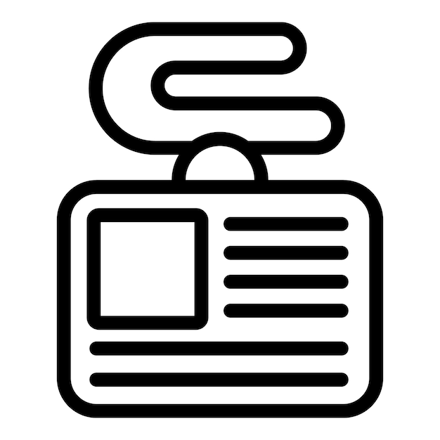 Icono de insignia de evento Icono de vector de insignia de evento de esquema para diseño web aislado sobre fondo blanco