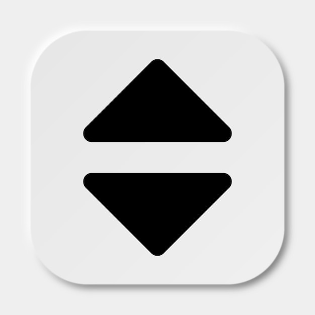 icono de intercalación de desplazamiento