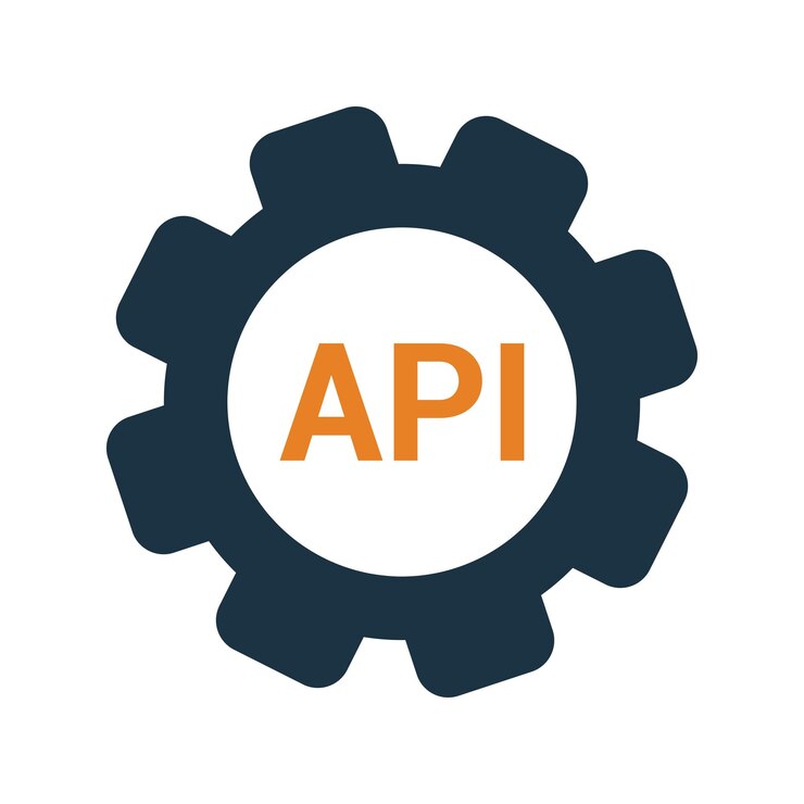 Vector icono de la interfaz de aplicación api gráficos vectoriales editables sencillos