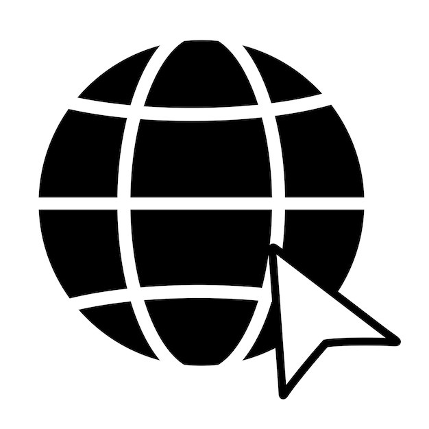 Icono de internet mundial