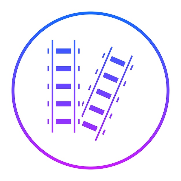 Icono de intersección de las vías