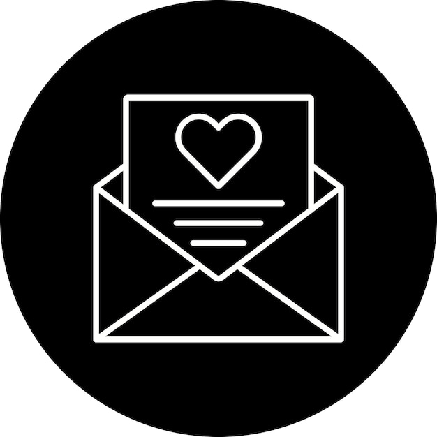 El icono de la invitación de la boda
