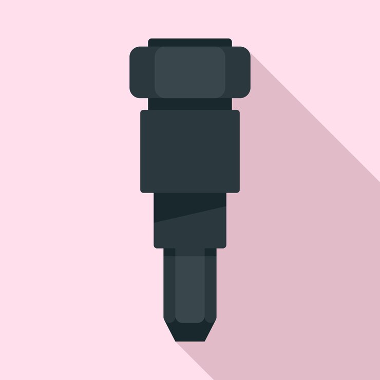 Vector icono de inyector de coche ilustración plana del icono de vector de inyector de coche para diseño web