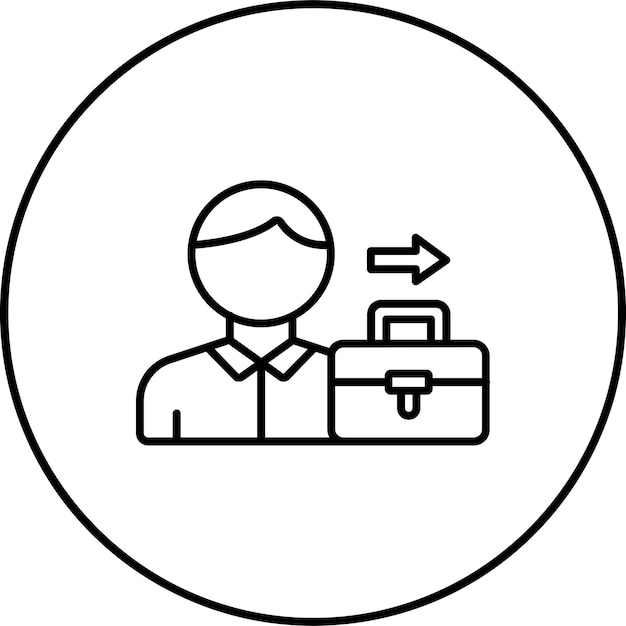 Icono de ir a trabajar