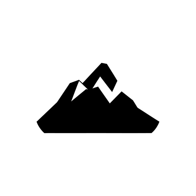 Ícono de la isla Ilustración vectorial simple