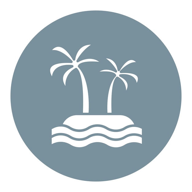 El icono de la isla de Palm