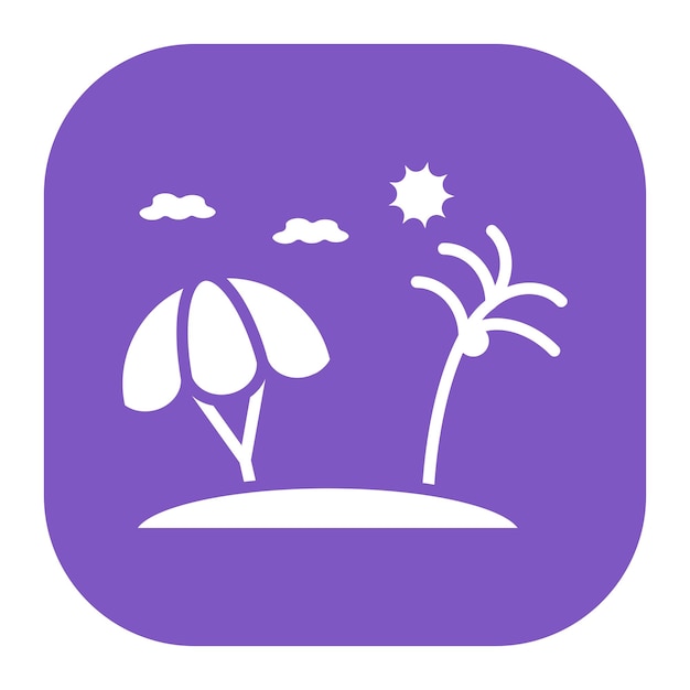 El icono de la isla de Palm