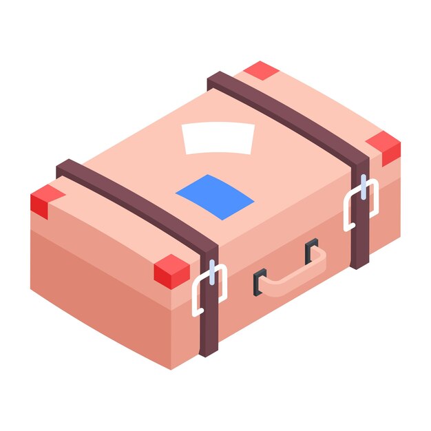 Icono isométrico de elementos de juego