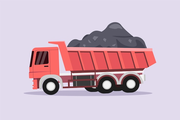 Icono isométrico de la industria minera Concepto de equipo de minería Ilustración vectorial plana de color aislada