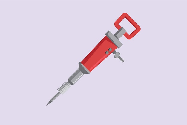 Icono isométrico de la industria minera Concepto de equipo minero Ilustración vectorial plana de colores aislada