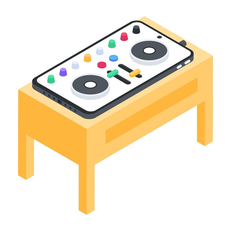 Vector icono isométrico de medios de comunicación