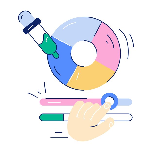 Icono isométrico de los servicios de entrega