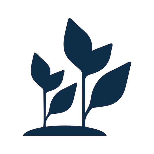 Icono de jardín de la granja y el bosque Vector de color simple