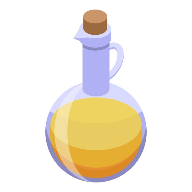 Icono de jarra de aceite vector isométrico comida española comida de España