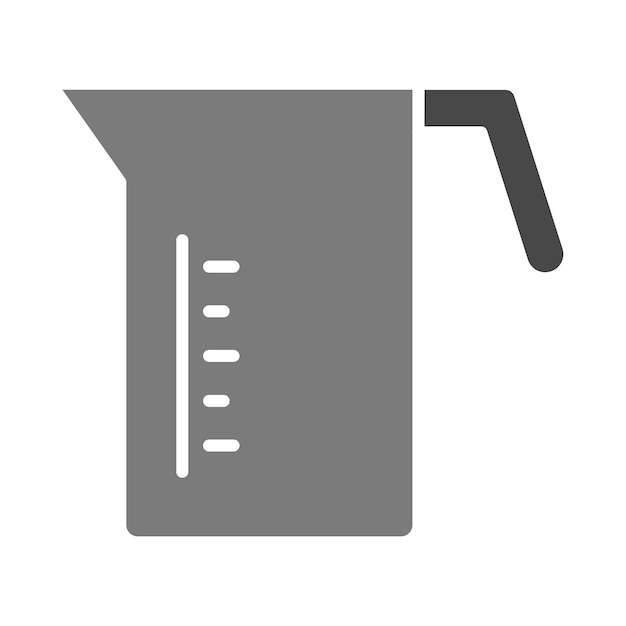Icono de la jarra de medición