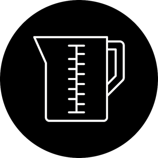 Icono de la jarra de medición