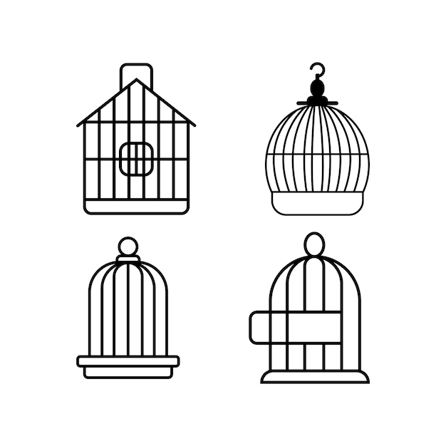 Icono de jaula de pájaros