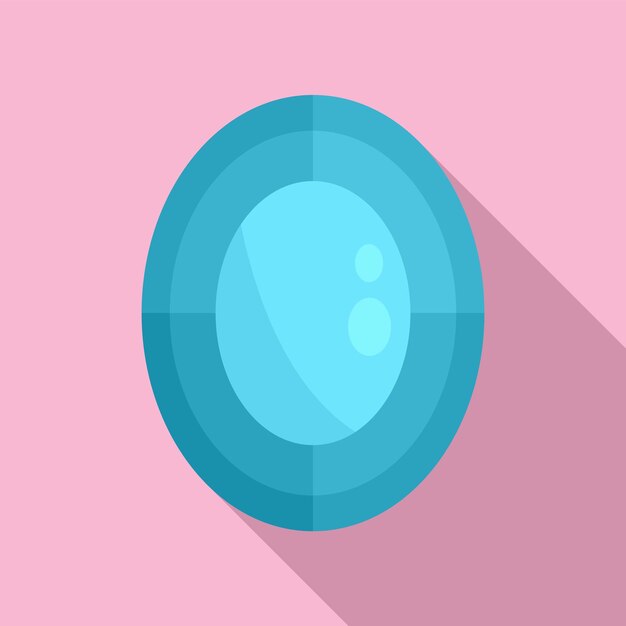Icono de joya mágica Ilustración plana del icono de vector de joya mágica para diseño web