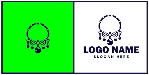 icono de joyería accesorios adornos adornos logotipo plano signo símbolo vector editable