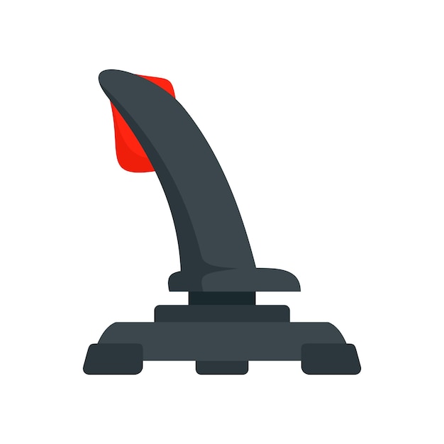 Icono de joystick de avión Ilustración plana del icono vectorial de joystik de avión para el diseño web