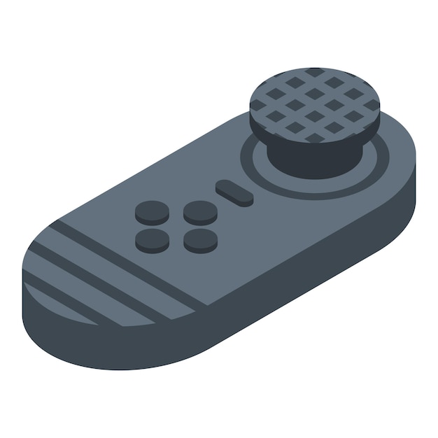 Vector icono de joystick de juego vr isométrico del icono de vector de joystick de juego vr para diseño web aislado sobre fondo blanco