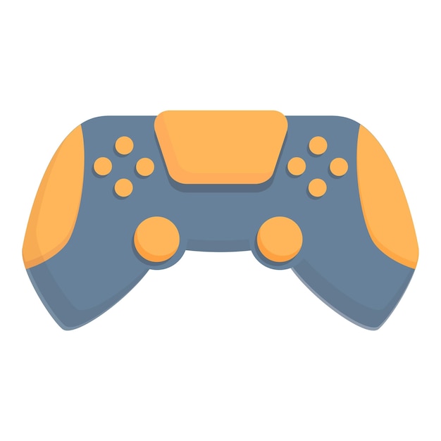 Icono de joystick moderno vector de dibujos animados Juego deportivo Jugador en línea