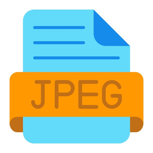 Vector icono de jpeg (en inglés)